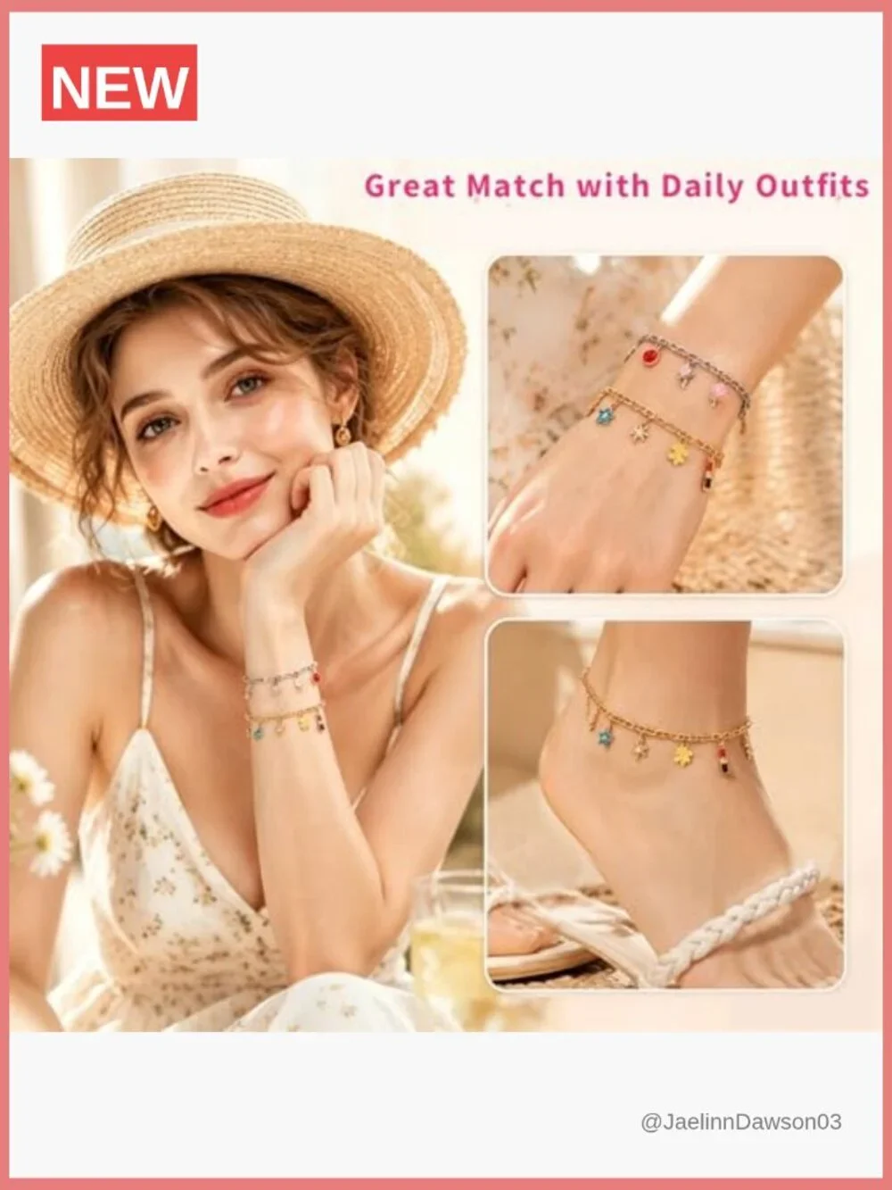 Jewelry Making Kit - 500 Pcs Charm Bracelet DIY Set Stainless Steel